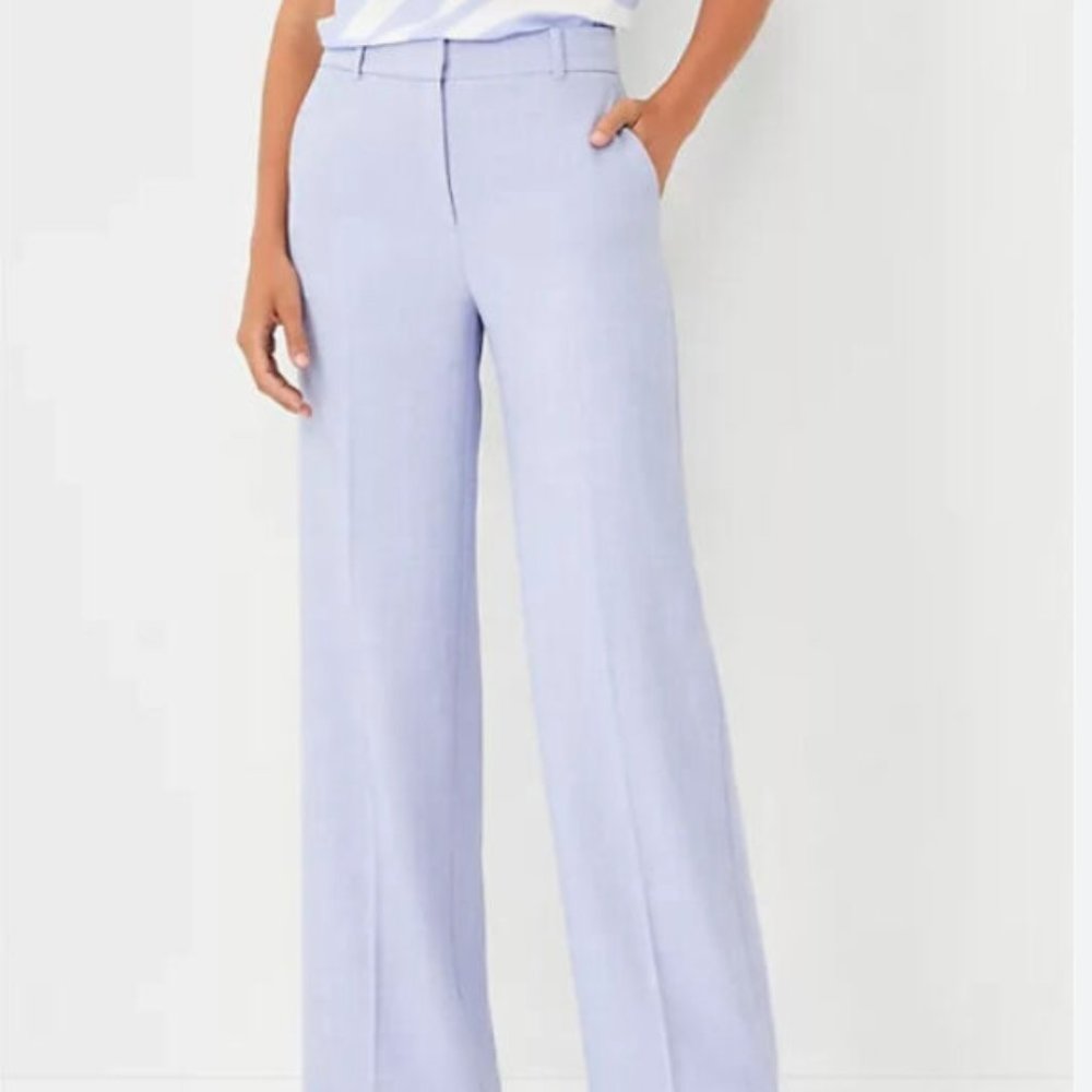 Ann Taylor Factory Purple Suit Pants Size 10